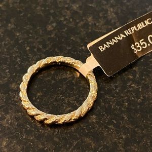 Gold stacking ring size 7